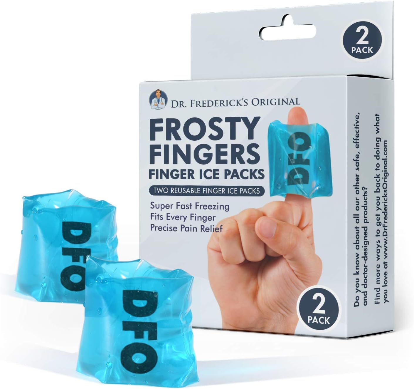 Dr. Frederick's Original Frosty Fingers 2pc Finger Gel