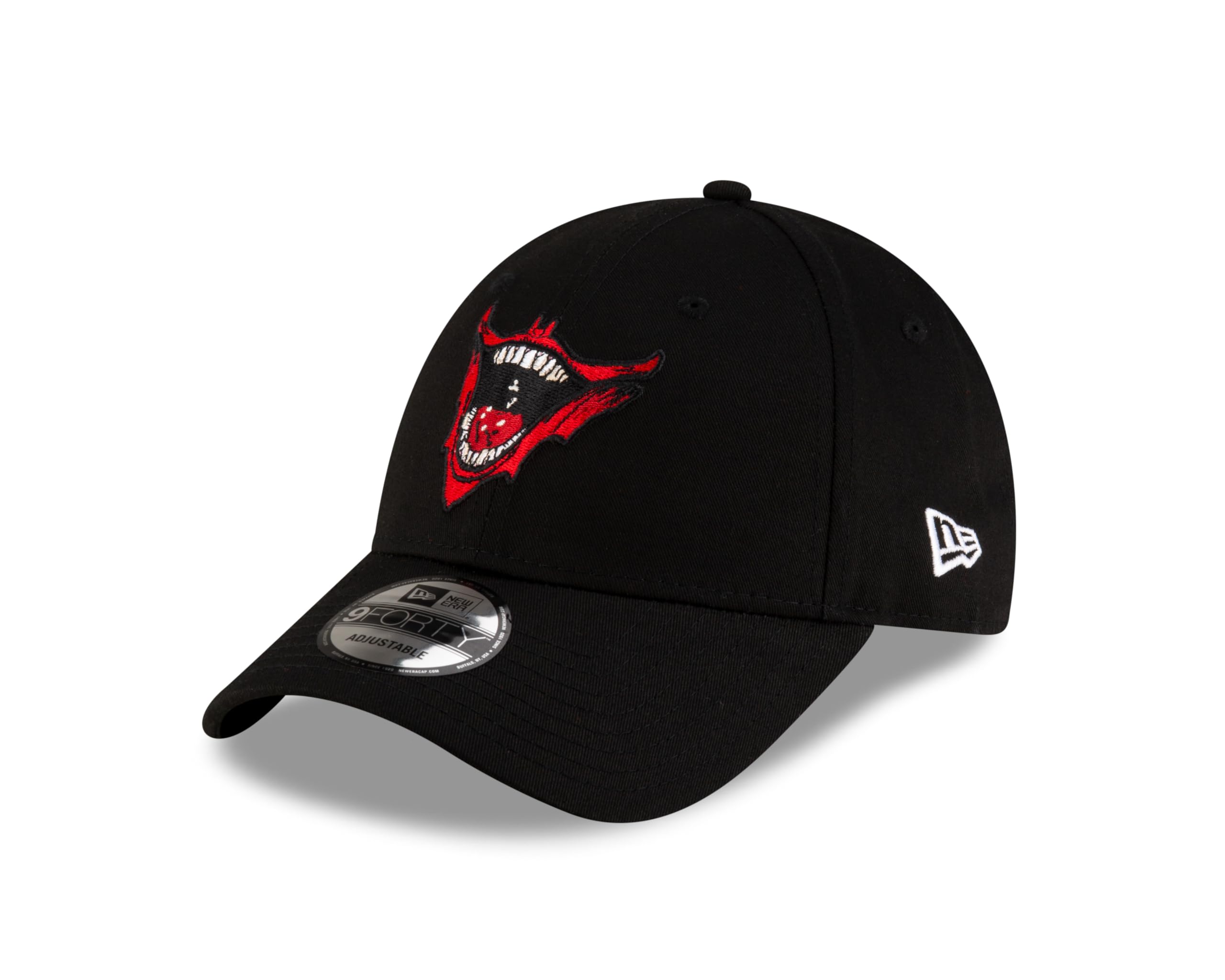 New Era Unisex Black Adult's 9Forty Warner Bros Joker Laughing Baseball Cap Hat