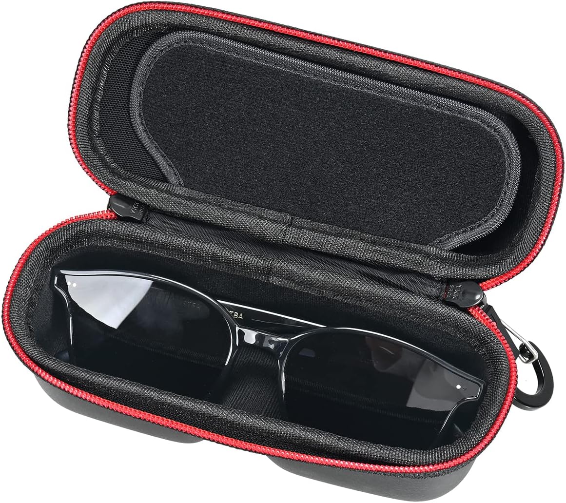 RLSOCO Carrying Case for Razer Anzu Smart Glasses | Compact Design with YKK Zipper & Scratch Protection (Already Updated for Razer Glasses in Large Size)