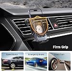 UGREEN Car Phone Holder, Never Blocking Vent, Car Vent Phone Mount with 360 Degree Swing Arm Support Cellulaire Auto Compatible for iPhone 14 13 12 Pro Max Mini, Galaxy S23 Ultra, 4.7-7.2 inch Phones