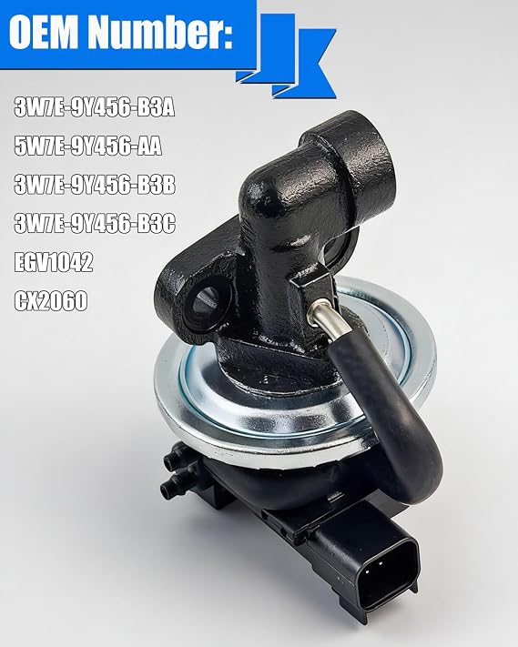 EGR Valve EGV1042 Fits for 2003-2011 Crown Victoria, 2003-2011 Lincoln Town Car, 2003-2011 Grand Marquis, EGR Valve Exhaust Gas Recirculation Valves Replace OE CX2060 5W7E-9Y456-AA 3W7E-9Y456-B3B