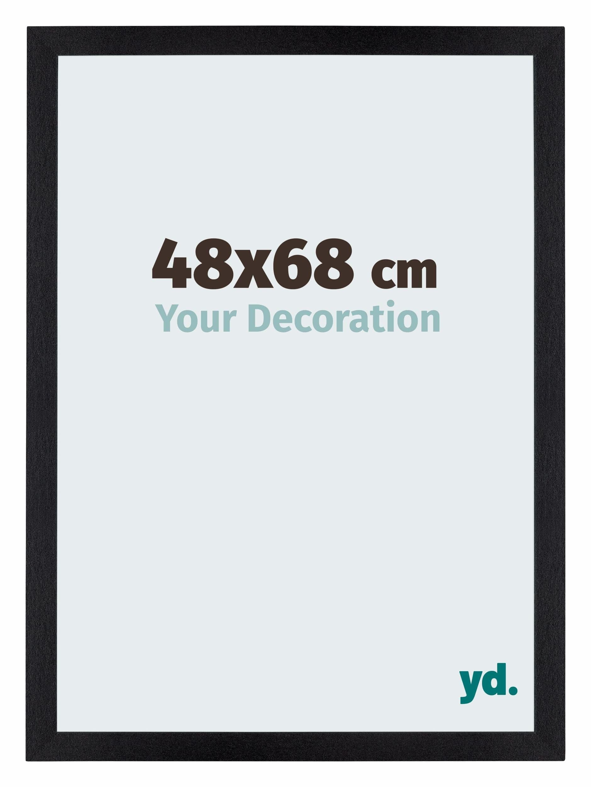 Your Decoration - Puzzle frame 48x68 - Black Matte - Puzzle frame 500-1000 Pieces - MDF Photoframe - Mura