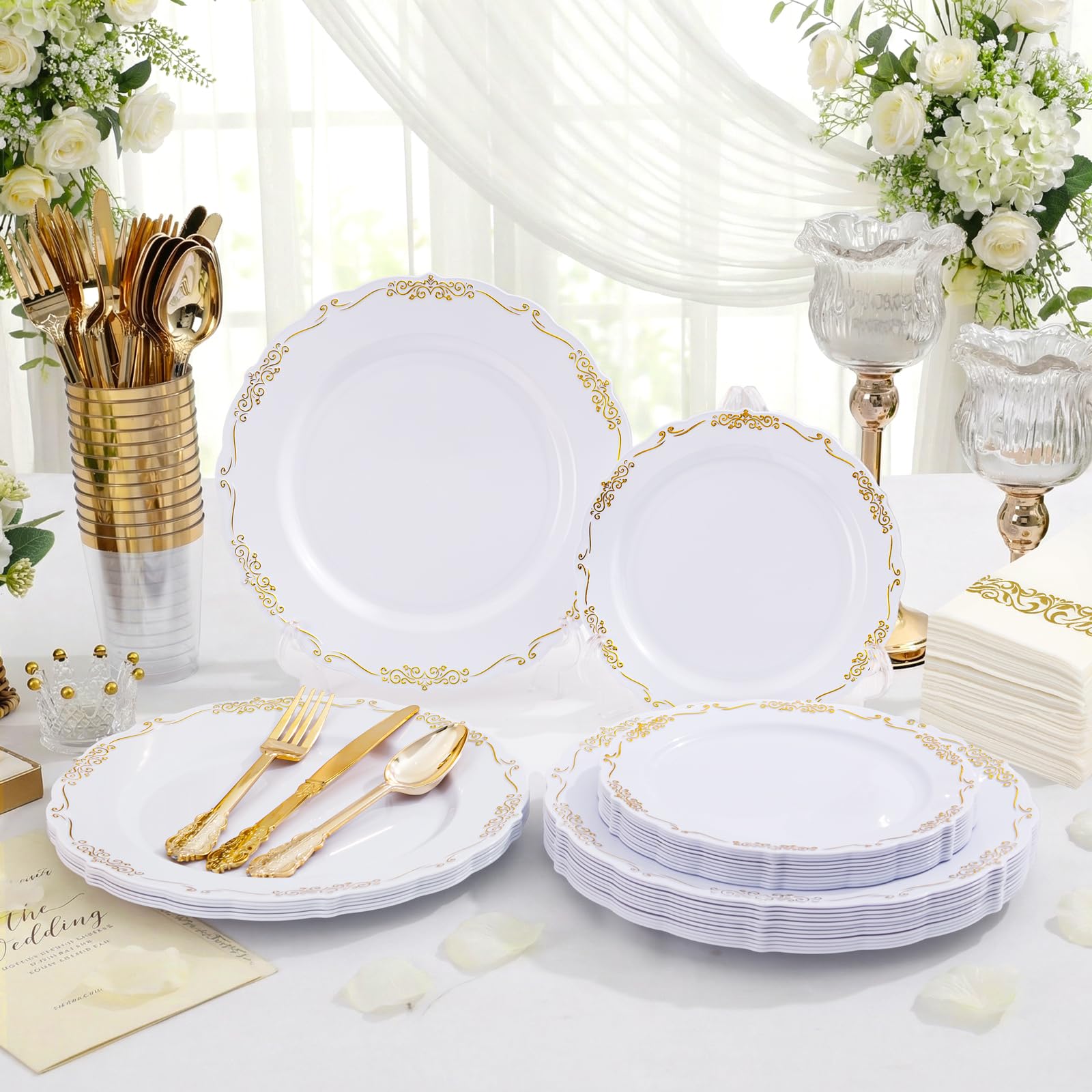 Supernal 210-Piece Dinnerware Set - Party Supplies -8 Supernal 210-Piece Dinnerware Set - Party Supplies -8