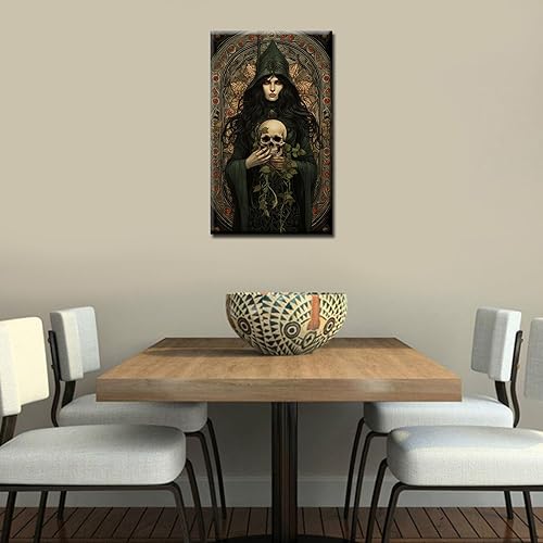 Miniatura 2 de Pintura de Halloween por números para adultos sobre lienzo, terror, pinturas al óleo acrílicas, kits de pintura al óleo, regalos para niños,