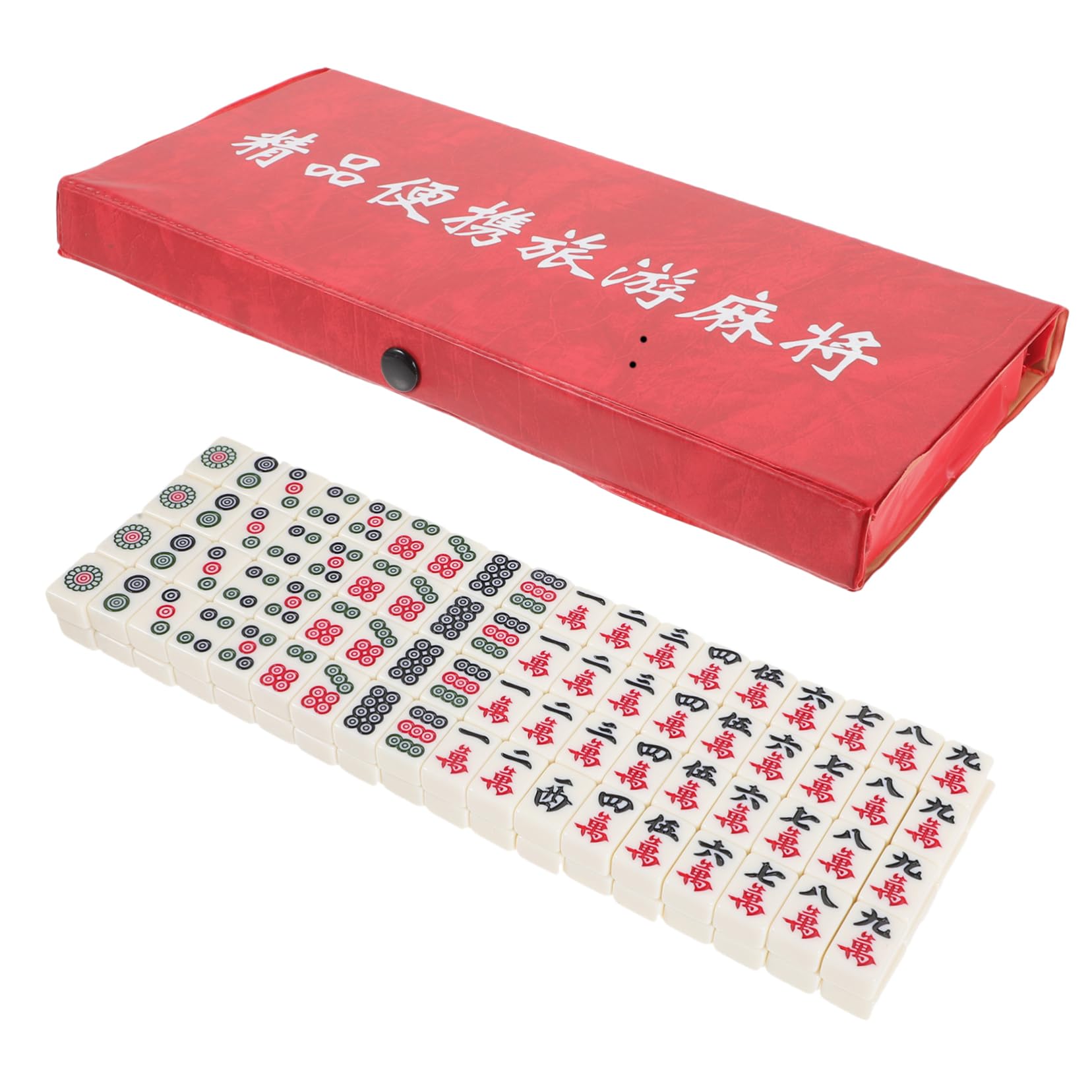 YARNOW Gioco Di Tessere Mahjong Mini Set Portatile Tradizionale Cinese Accessori Per Giochi Da Tavolo Da Viaggio Set Mahjong Per Casa