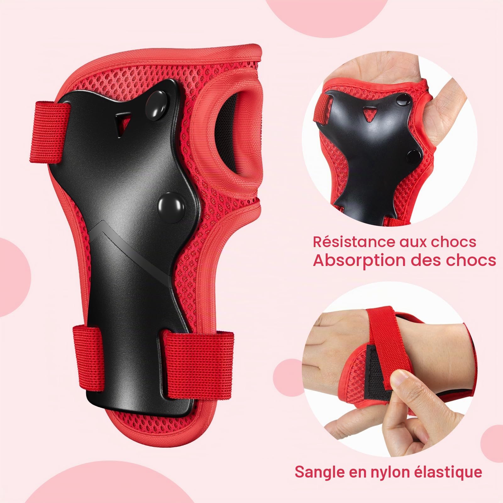 CKE Genouillères enfants de 3 à 8 ans protection roller enfant protection velo genouillères et coudières ensemble d'équipements de protection pour le skateboard, le cyclisme