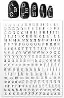 アルファベットネイルシール特大R-1,2 ネイルシール アルファベット ネイルステッカー イニシャル ABC