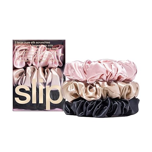 Slip Large Scrunchie Multi | Set of 3 Pure Silk Large Scrunchies 