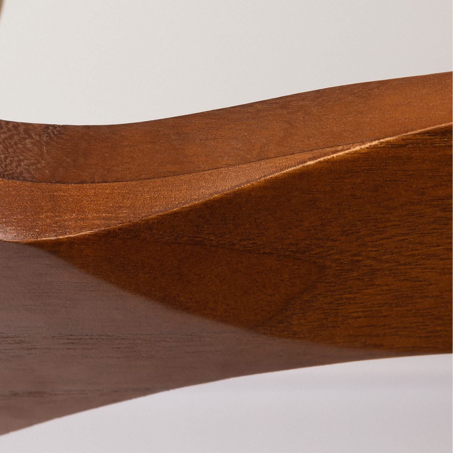 CREATE / WIND LARGE DC/Ventilatore da soffitto Bianco e pale Legno scuro con WIFI / 6 velocità, silenzioso, programmabile, due altezze