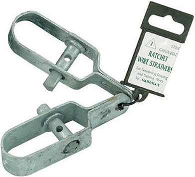 Gardman 6400 Galvanized Steel Ratchet Wire Strainers Pack of 2