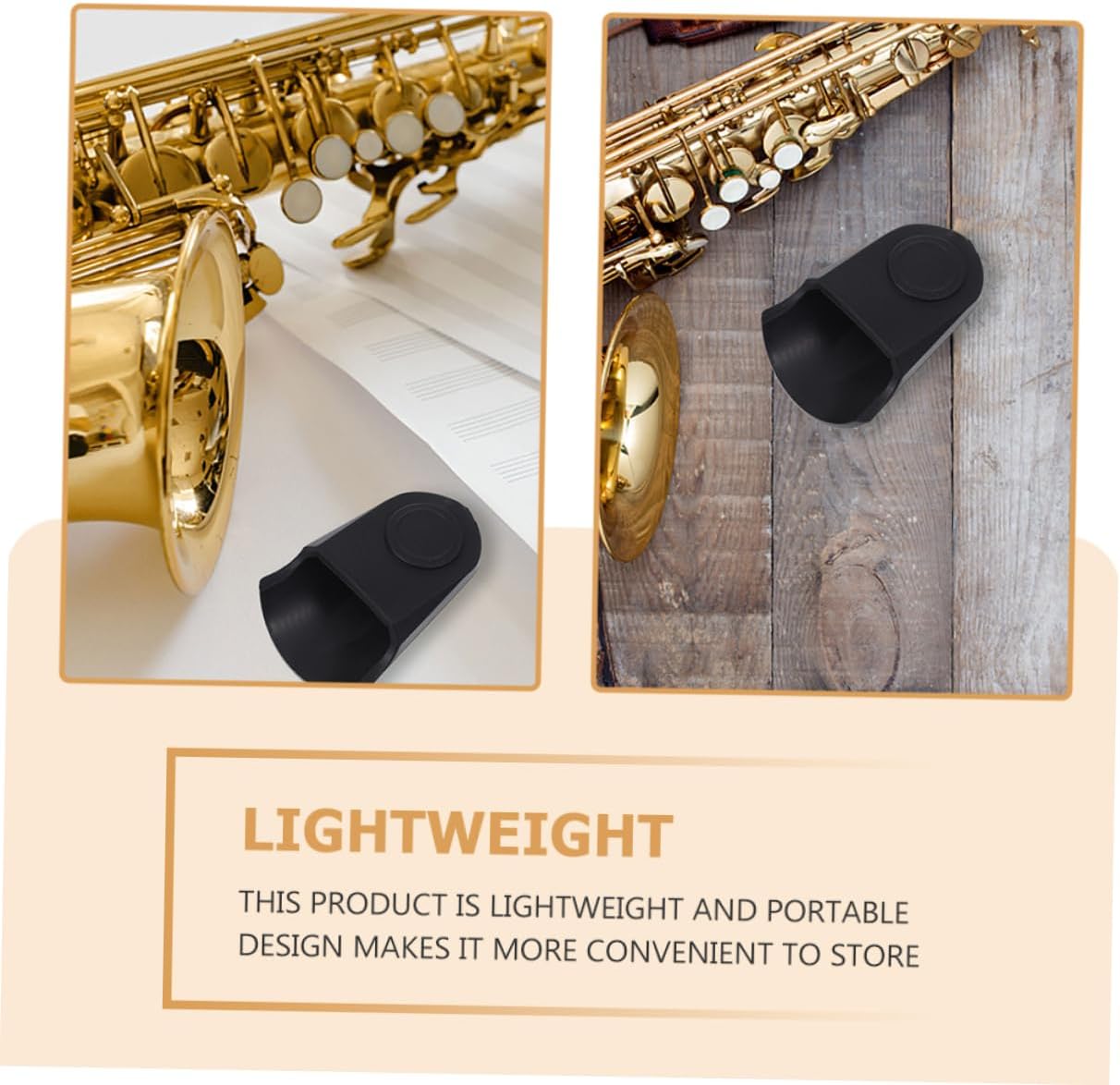 2pcs Saxophone Mouthpiece Protector Lightweight and Portable Cover for Alto and Tenor Sax for Musicians Easy to Carry and Store Saxophone Players