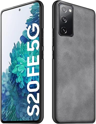Miniatura 9 de Funda para Samsung Galaxy S20 FE 5G (2020), funda de piel sintética de TPU y gamuza, funda de lujo ultraligera antideslizante antivibración para