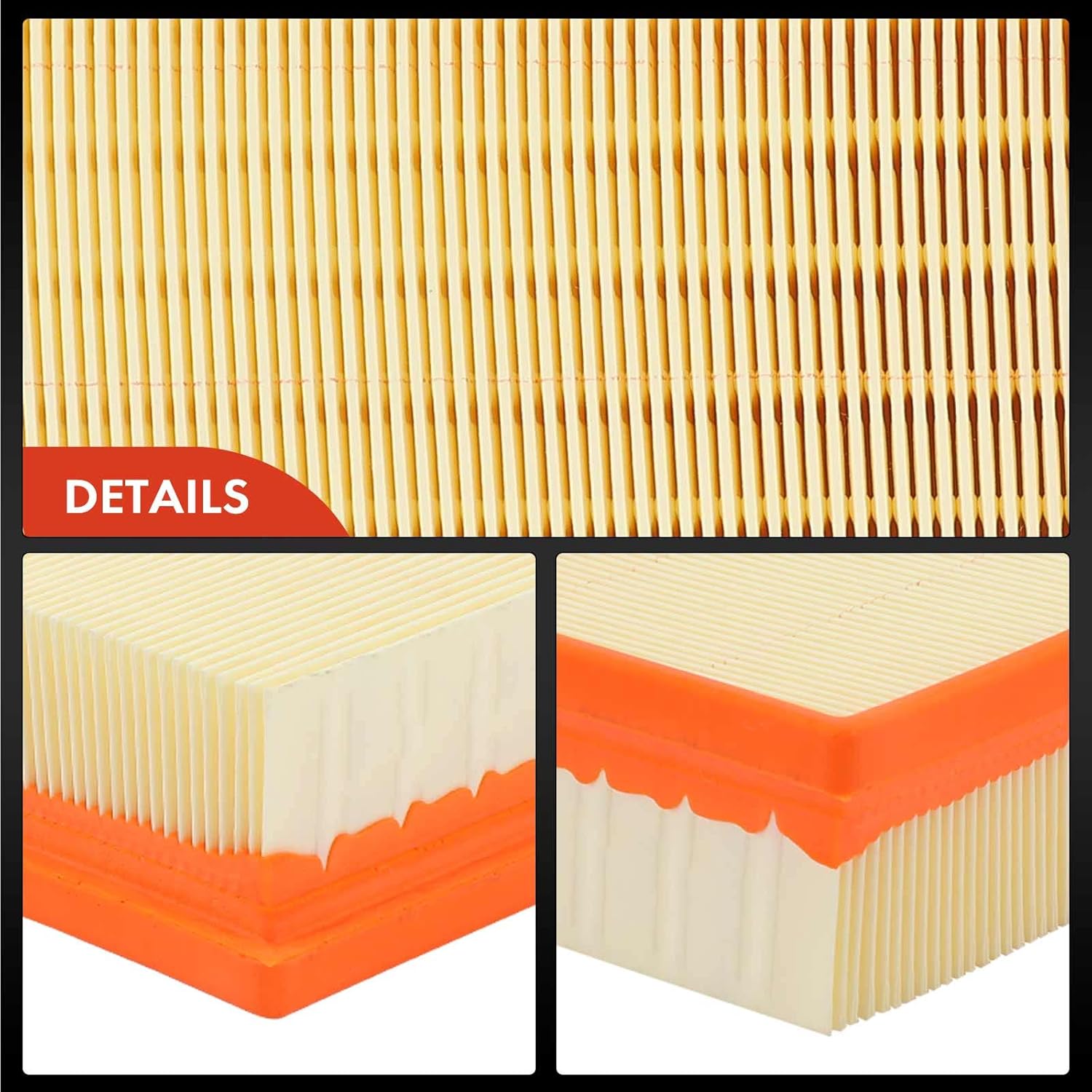 A-Premium Front Engine Air Filter Compatible with BMW X5 2016 2017 2018 2.0L, Replace# 13718626739