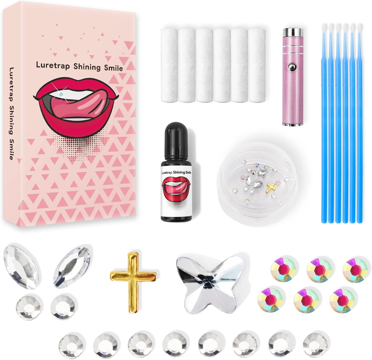 DIY Tooth gem kit with Glue,Crystal Glue Jewelry Starter kit