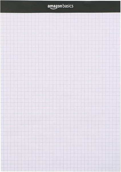Amazon Basics- Quad Ruled- Graph Paper Pad