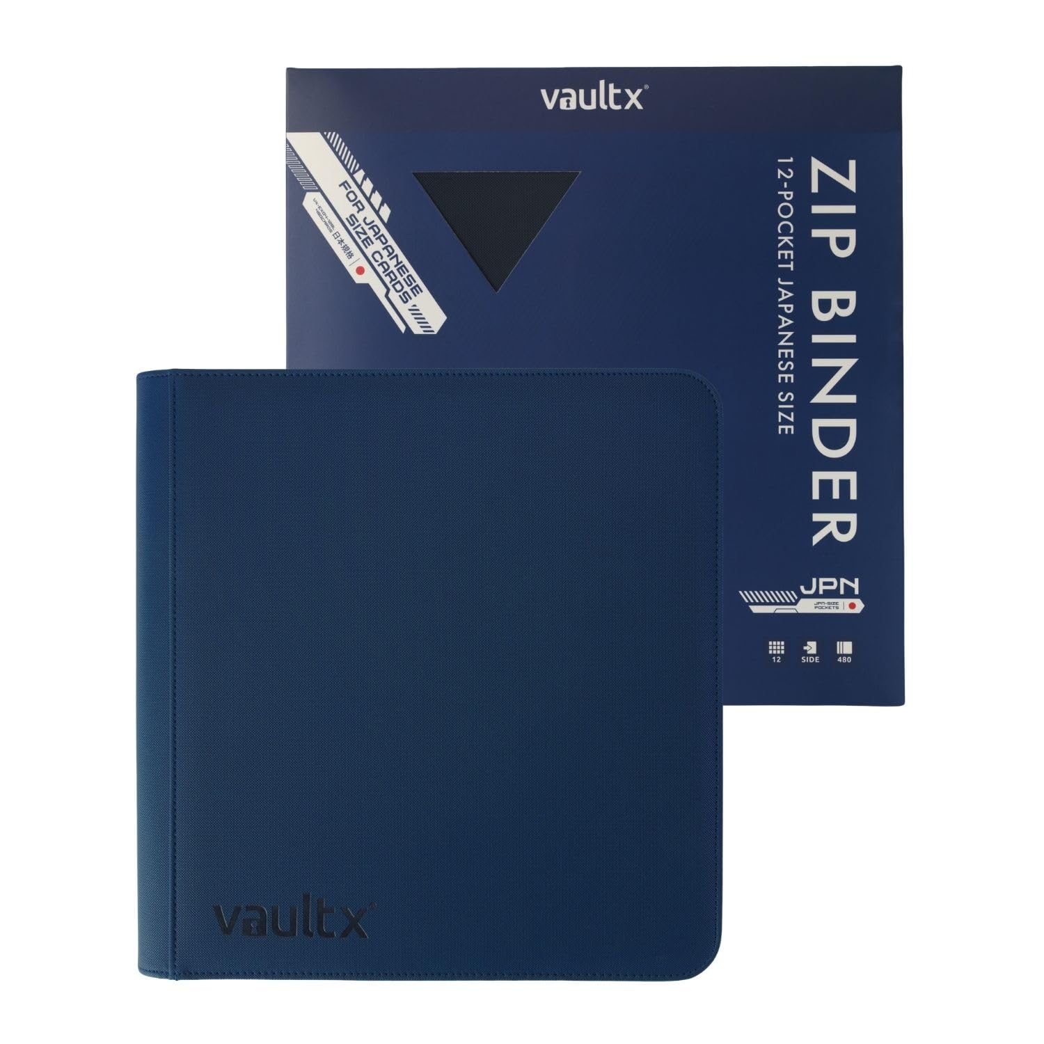 Vault X 12 Pocket Japanese Size Trading Card Binder 480 Cards (Blue)