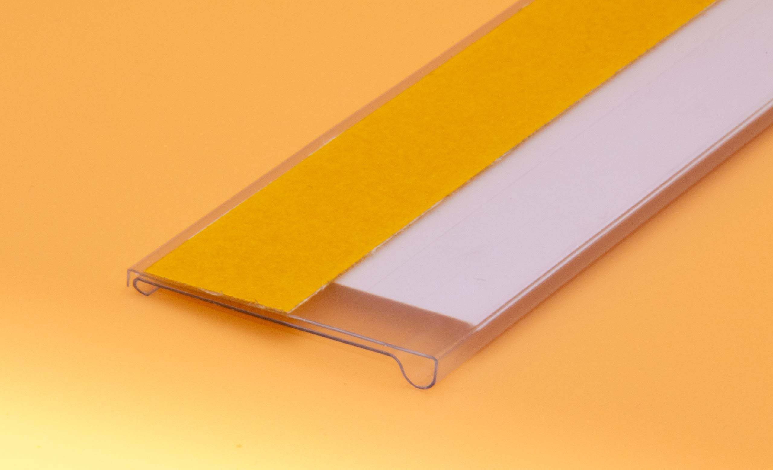Scannerschiene/Etikettenhalter/Preisschiene/ 39x1000mm - 25 Stück (39 x 1000 mm)