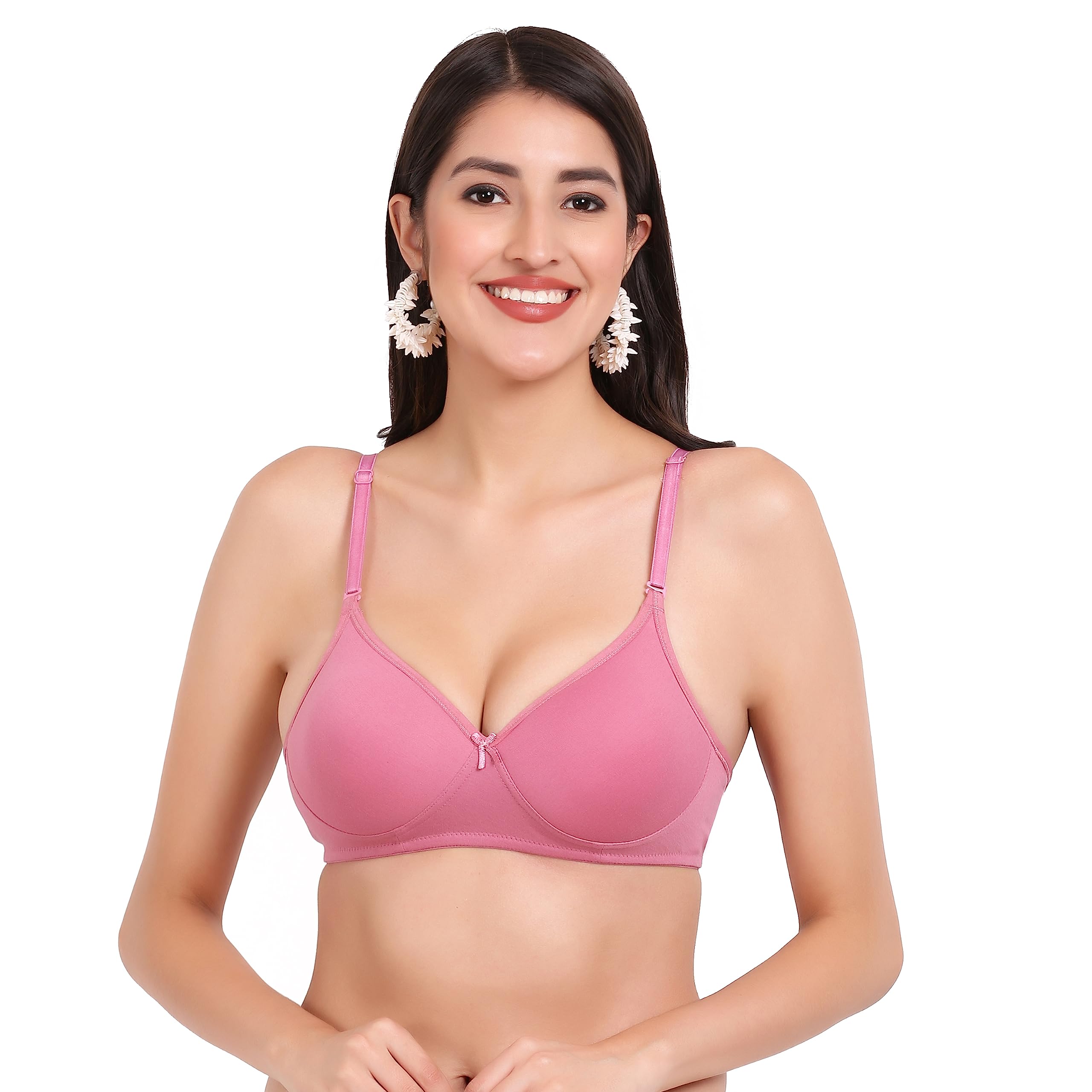 Enlight Venture Women's Cotton Full Coverage Bra B CUP Lightly Padded Bra.