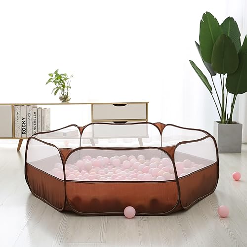 Miniatura 2 de Piscina de pelotas para bebés y niños pequeños, hogueras grandes desplegables para niños, perros, gatos, tienda de campaña de juegos con bolsa de