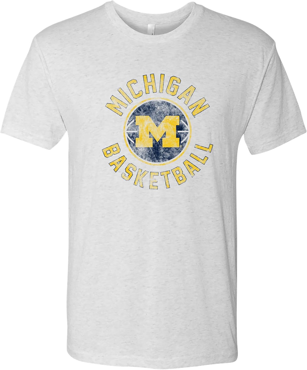 NCAA Basketball Distress, Team Color Triblend T Shirt, College, University