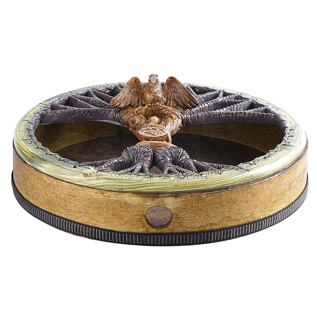 PAASHE Handpan Tambour Tambour de chaman Tambour de Haute qualité Fait à la Main 25cm Tambour éthéré Instrument de Percussion Tambour de Langue Tambour de Handpan Portable Haute qualité