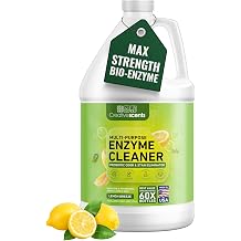 Creative Scents Multipurpose Enzyme Cleaner & Odor Remover | Super Concentrated for Floor, Carpet | Pet Urine Odor Eliminator | Enzymatic Cleaner for Cat Urine & Dog Poop | 1 Gallon - Lemon Breeze