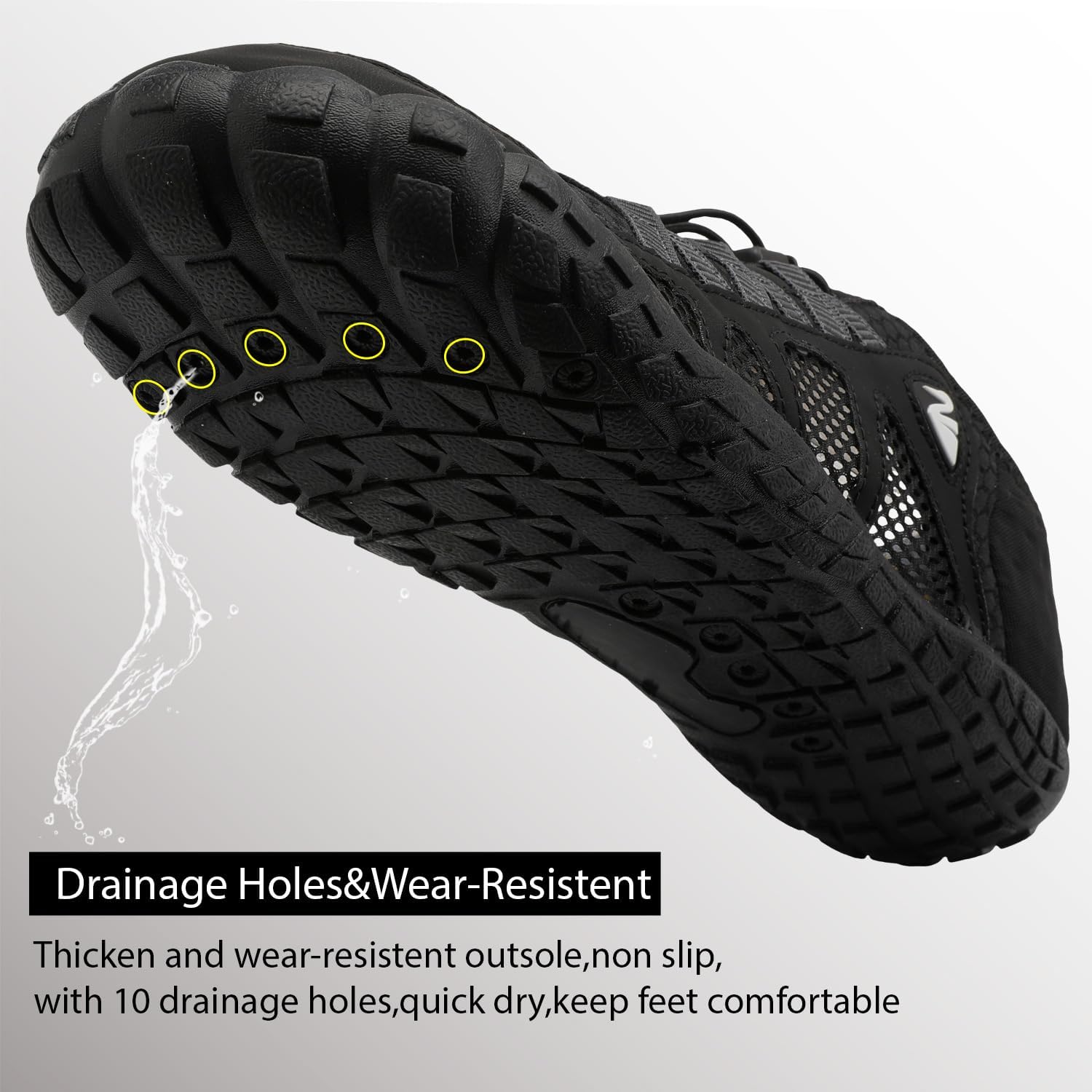 Centipede Demon Swim Water Shoes for Women Men Quick Dry Barefoot Aqua Sneakers Shoe for Beach Hiking Diving Boating River Outdoor Water Sports - Image 4