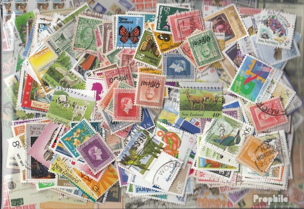 Nuova Zelanda 2.000 diversi Francobolli (Francobolli per i collezionisti)