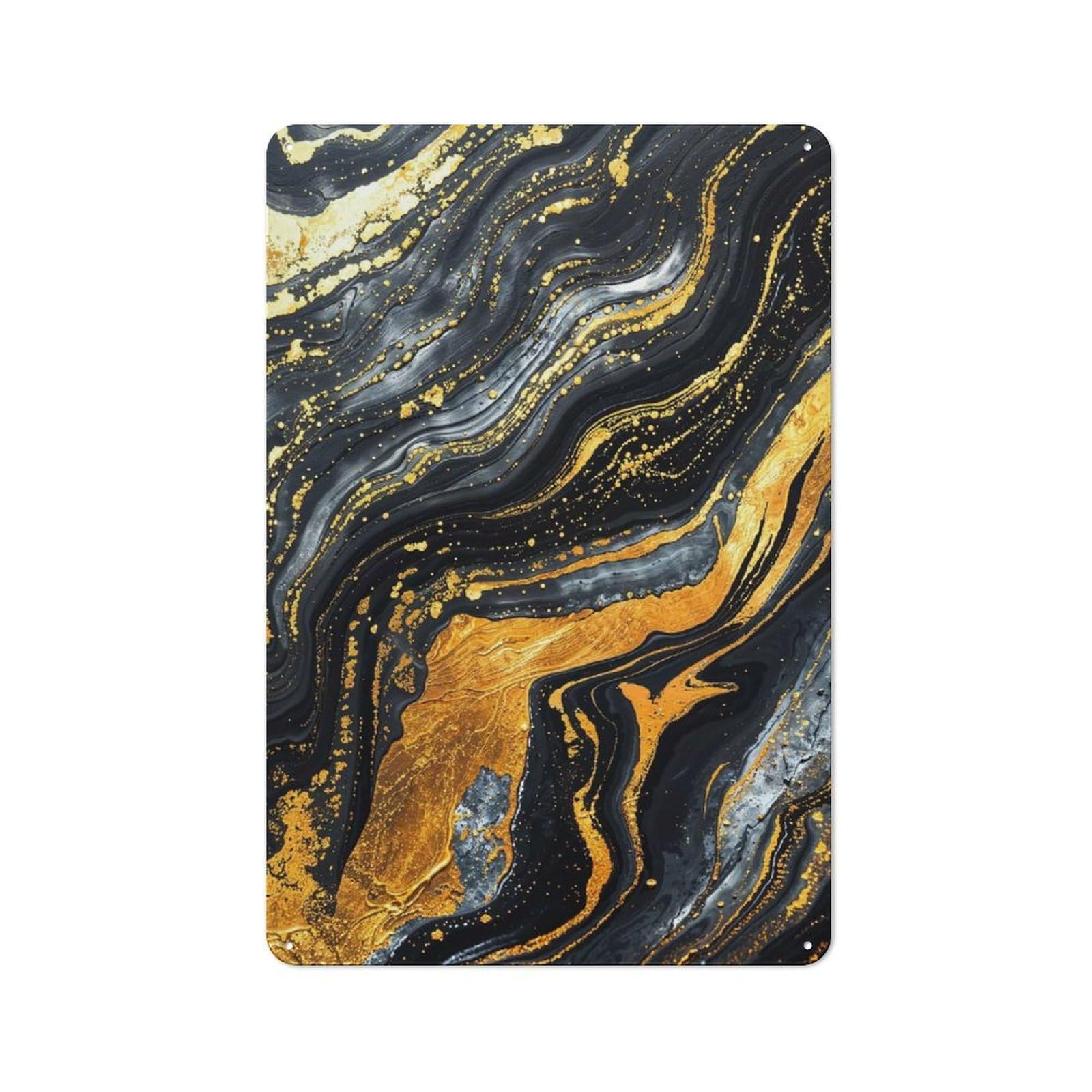 Everyday Golden Abyss Metal Gift Sign 30x20cm, Room Wall Plaque for Home, Shop, Pub Or Studio Wall