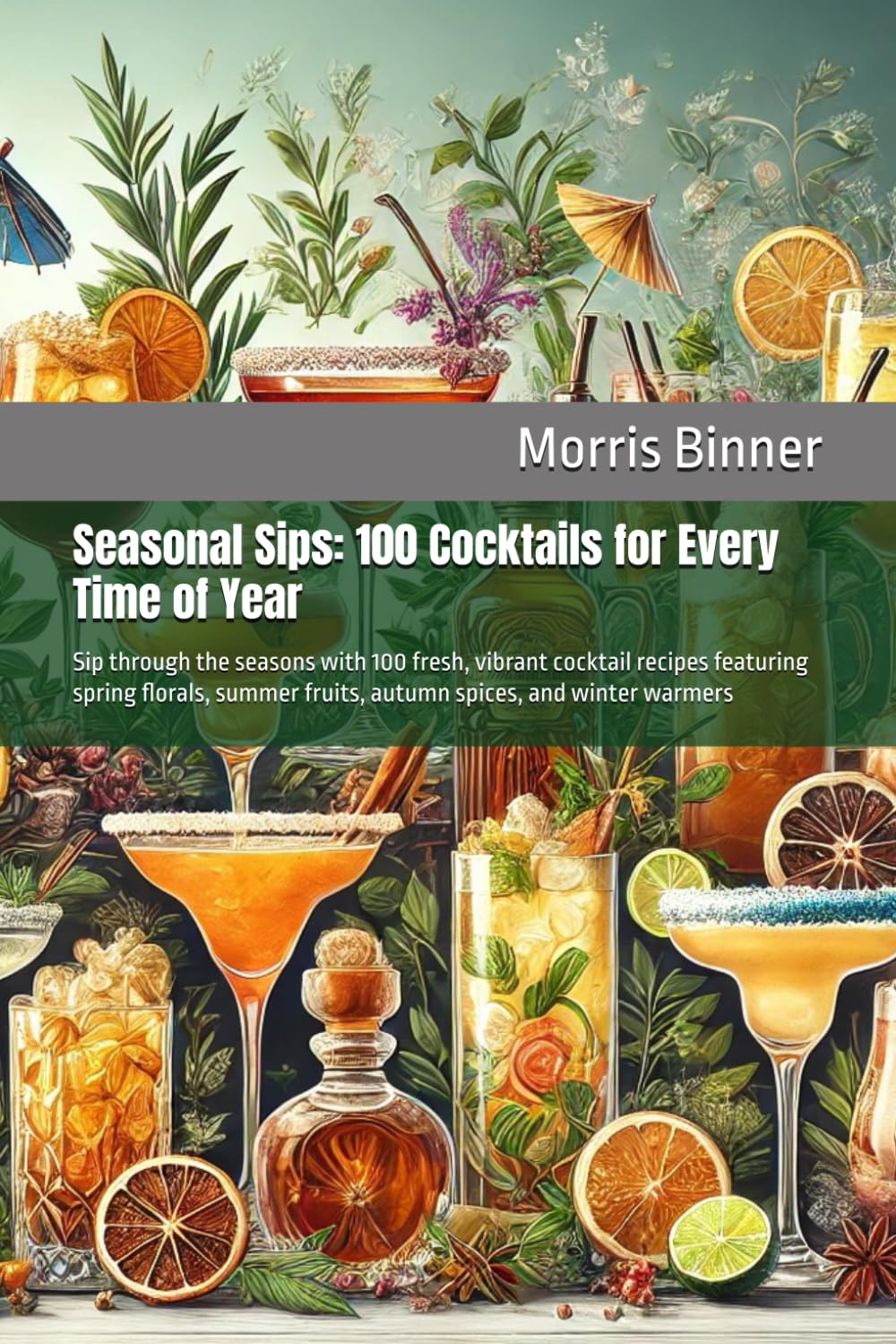 Seasonal Sips: 100 Cocktails for Every Time of Year: Sip through the seasons with 100 fresh, vibrant cocktail recipes featuring spring florals, summer fruits, autumn spices, and winter warmers