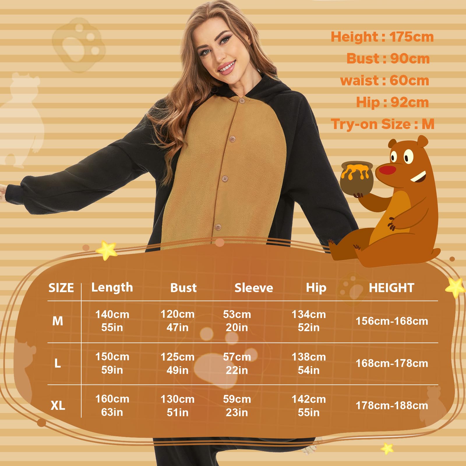 JONRRYIN Combinaison Pyjama Animal Femme, Onesie Kigurumi Adulte Grenouillere avec Masques d'animaux, Animaux Pyjama Combinaison Homme Cosplay pour Carnaval