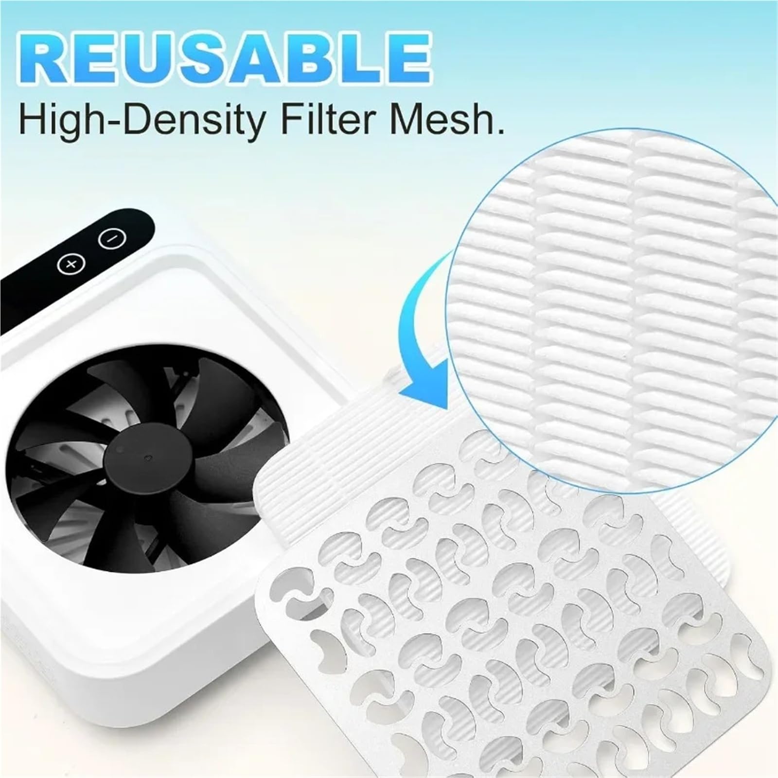 Extractor de polvo de uñas, Colector de polvo for uñas, herramienta esencial for tecnología de uñas con filtro reutilizable, ventilador de vacío, colector de polvo for taladro de uñas acrílicas.