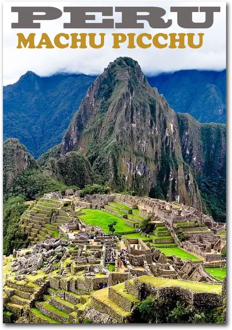 Machu Picchu, Peru Fridge Magnet Size 2.5" x 3.5"