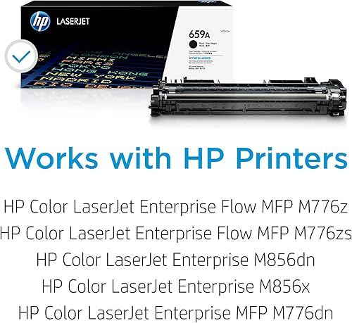 Miniatura 2 de HP Cartucho de tóner negro 659A  Funciona con HP Color LaserJet Enterprise M856, HP Color LaserJet Enterprise MFP M776 Series  W2010A