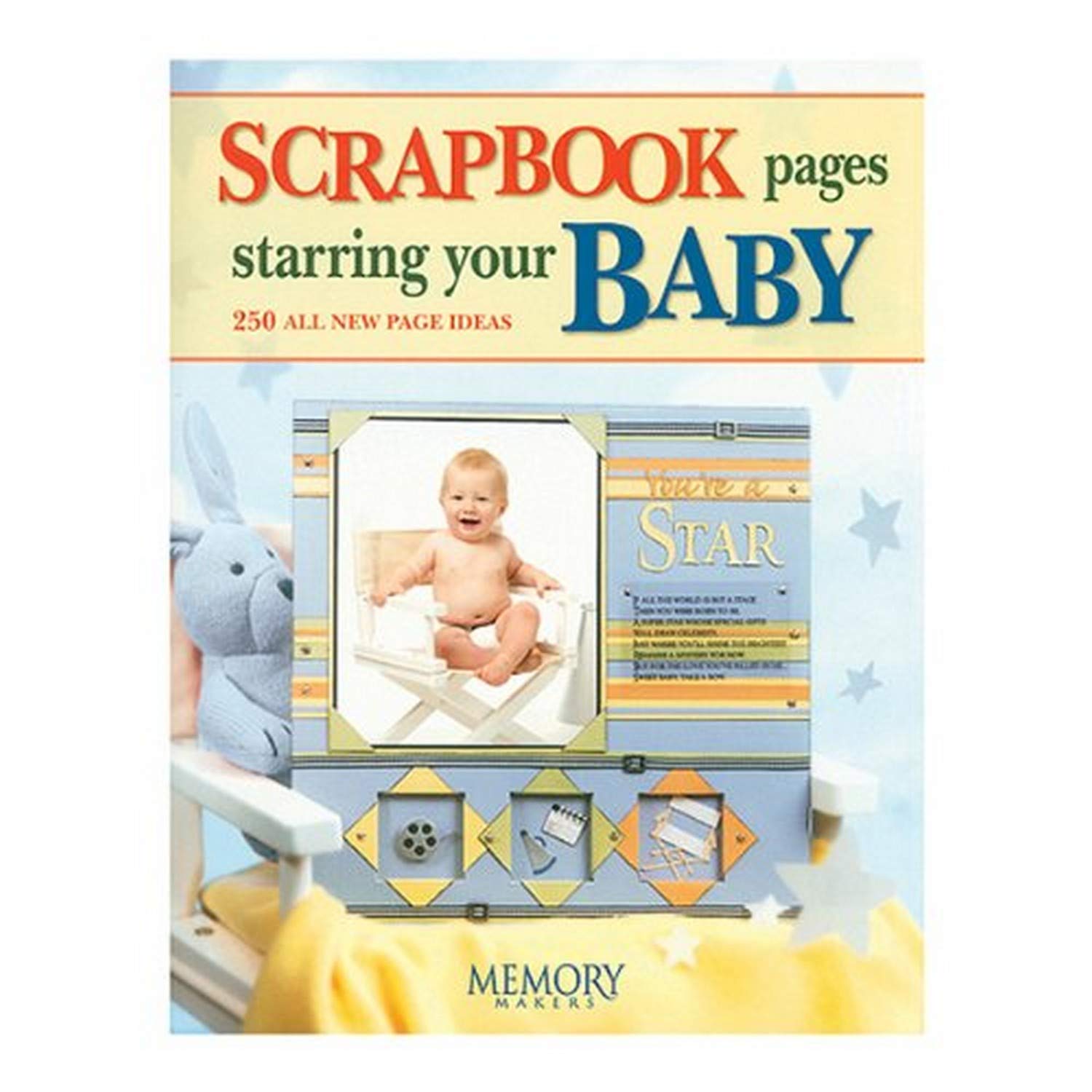 Livre de scrapbooking Starring Your Baby pour raconter l'histoire de bébé