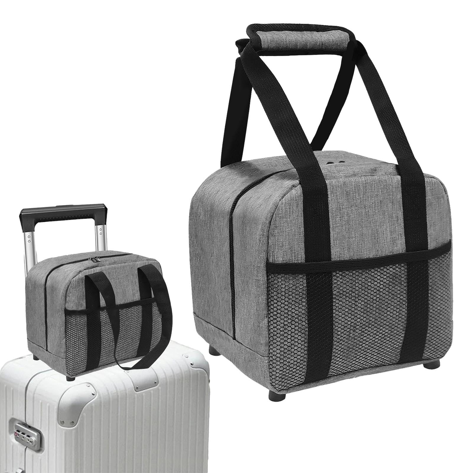 Sac De Transport Pour Boule De Bowling – Un Seul Compartiment, Double Fermeture éclair, Protection En Mousse