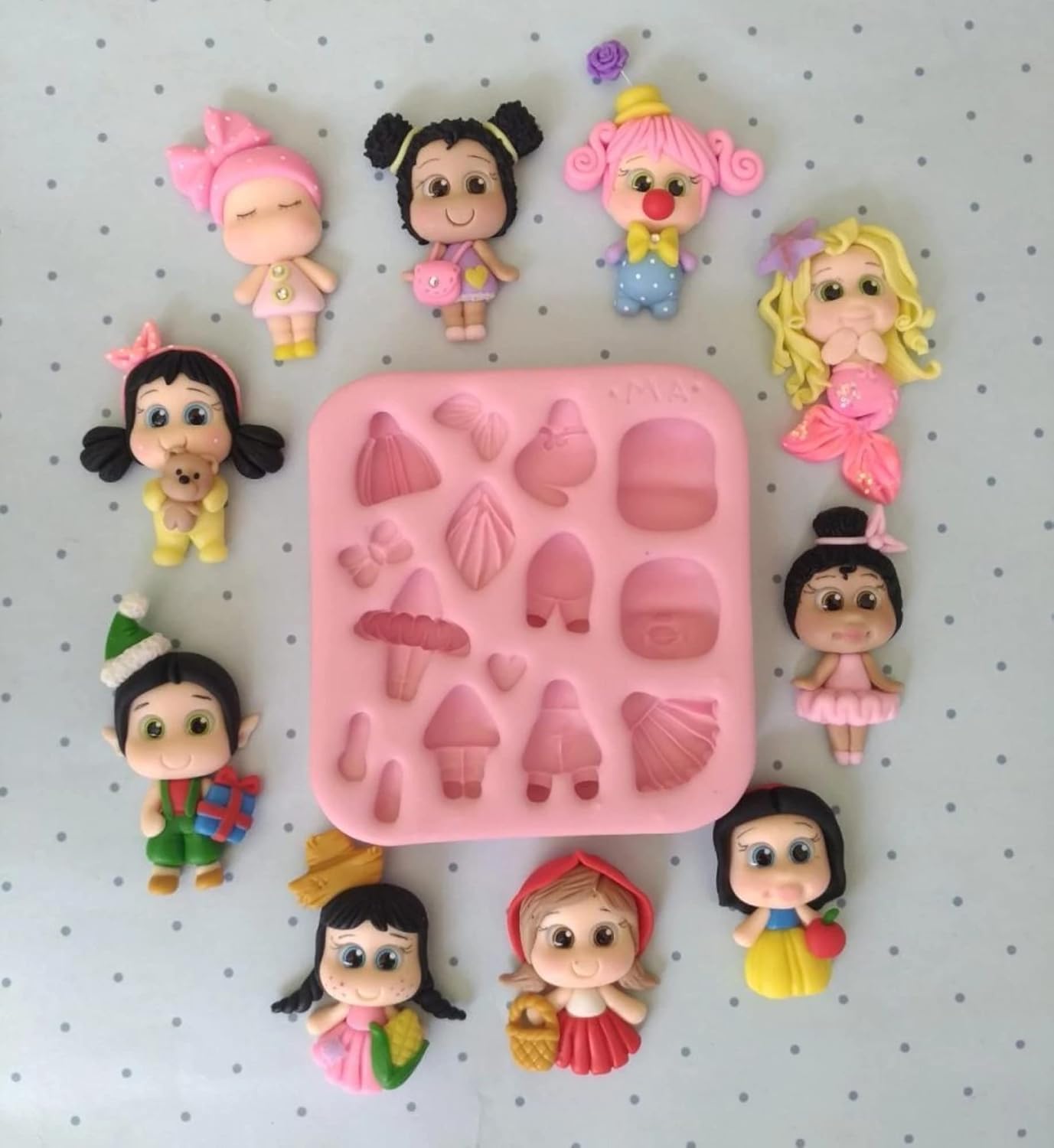 Creative Clays #1 Silicone Mold 633 MA