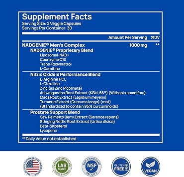 Selerb NAD+ Supplements for Men & Magnesium Complex