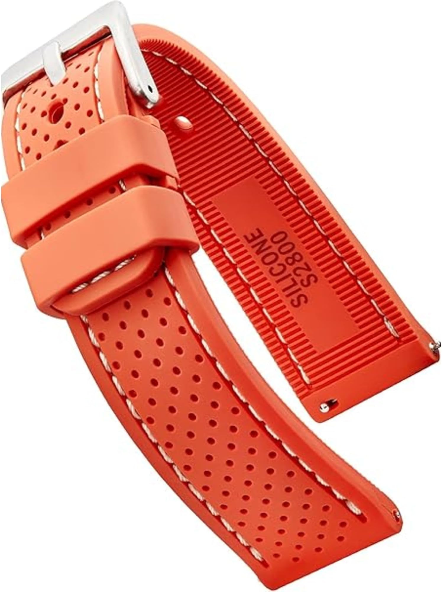 ALPINE Adjustable Watch Band Premium Soft Silicone for Women and Men, Waterproof Quick Release Watch Strap Compatible with