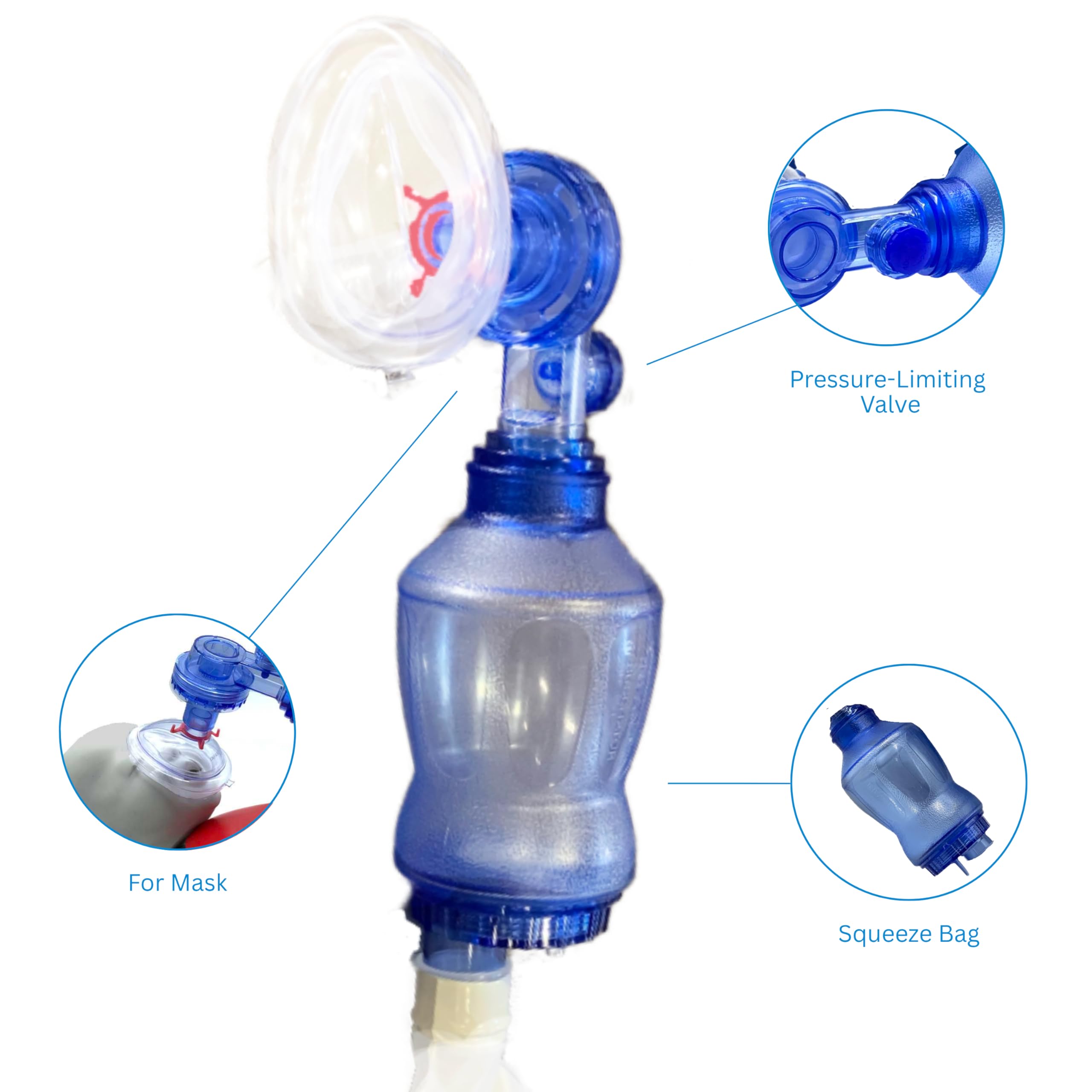 WNL BVM Combo Kit - CPR Training Masks -8