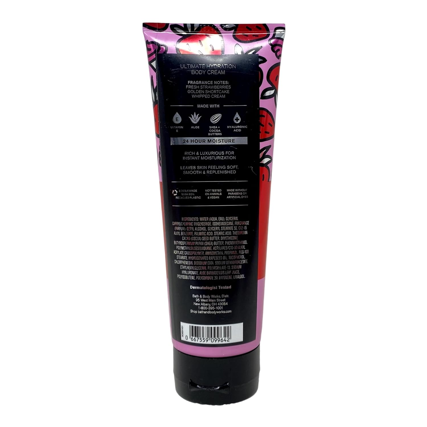 Bath & Body Works Strawberry Pound Cake - Moisturizing Body Wash, Fine Fragrance Mist and Ultimate Hydration Body Cream - with a Peach Gardenia Bar Soap - Image 7