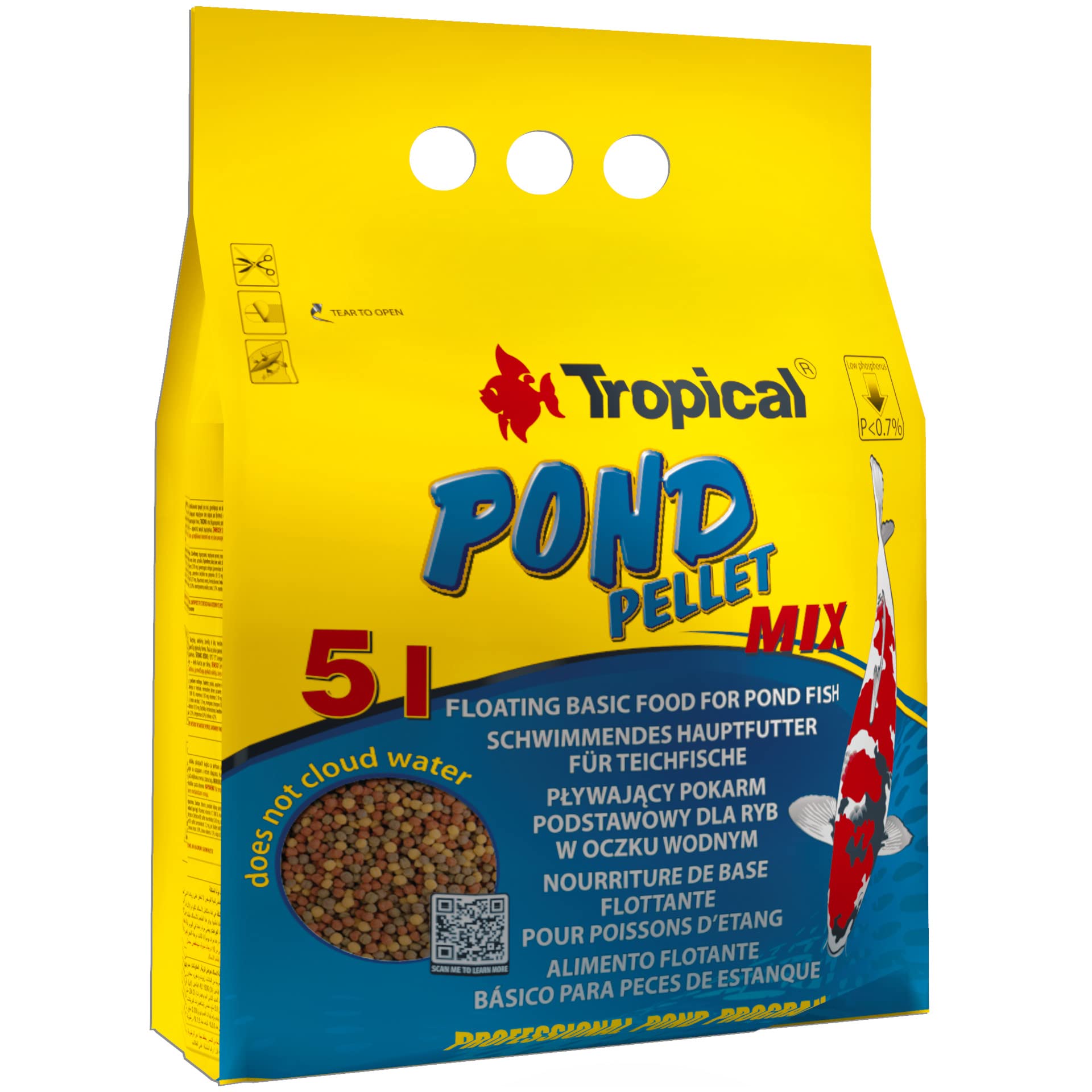 Tropical Pond Pellet Mix Borsa 5L 650g