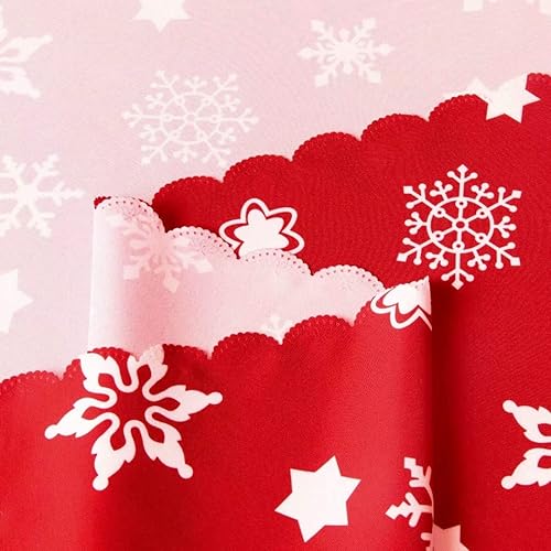 Miniatura 3 de NLMUVW Mantel rectangular de Navidad, mantel decorativo rectangular impermeable, mantel decorativo de tela, para fiesta, pícnic, uso al aire libre e