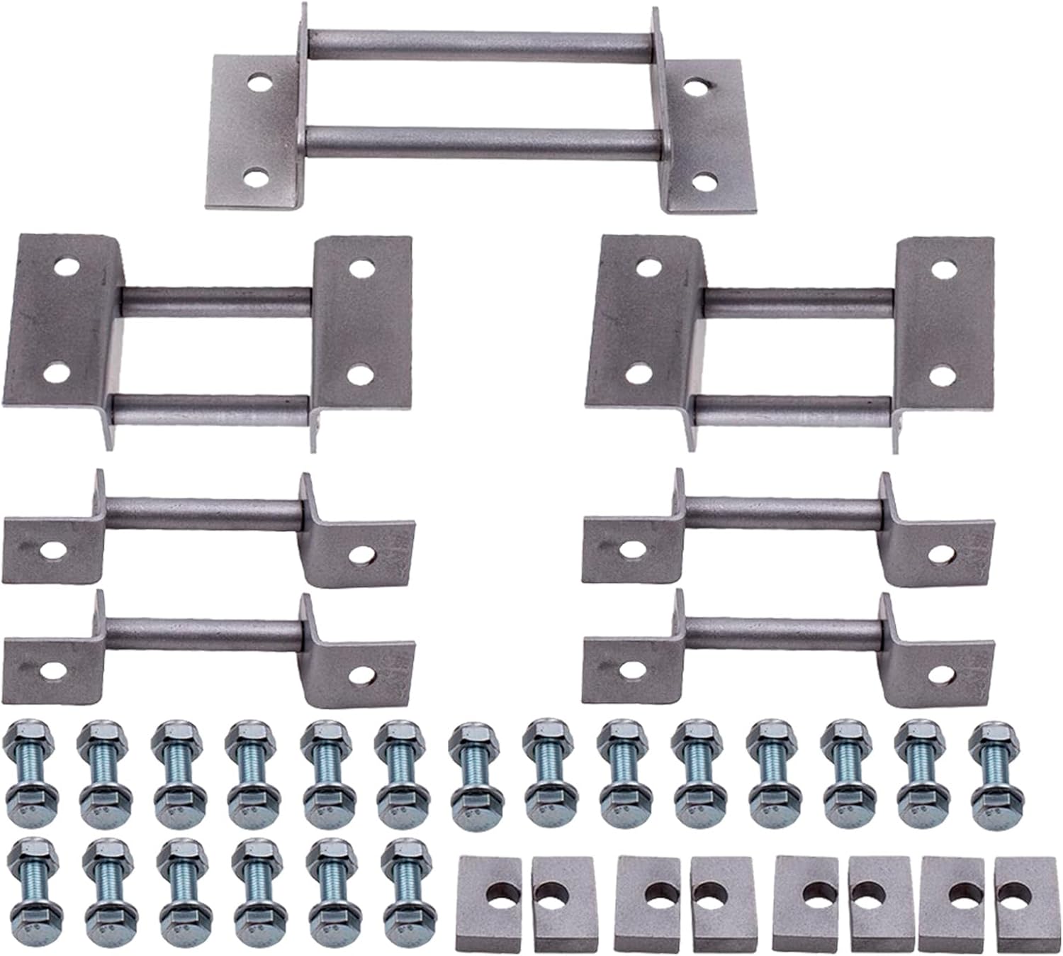 maXpeedingrods 3rd Row Seat Brackets with Strikers and Bolts for Chevrolet Tahoe for GMC 2000-2014