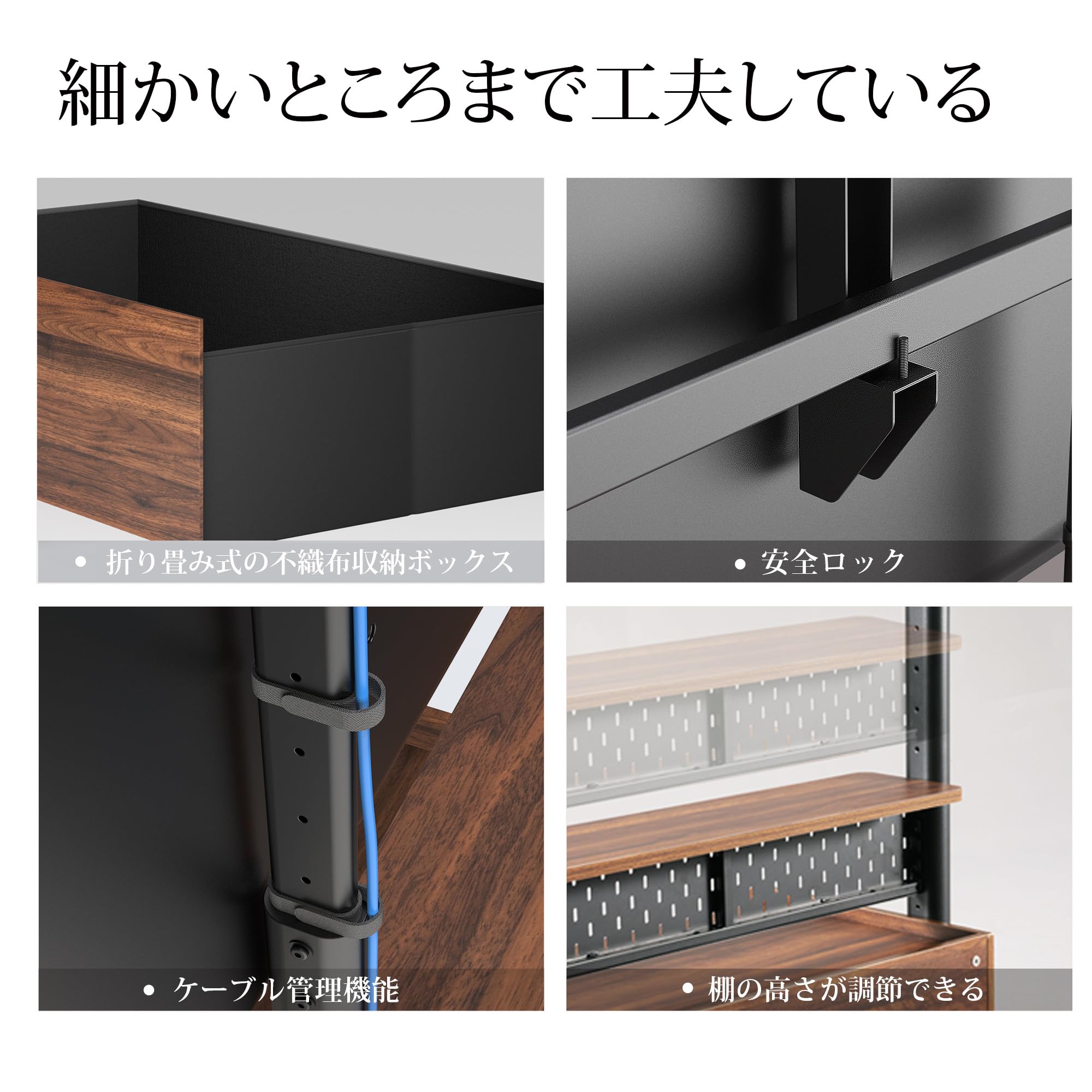 Amazon.co.jp: FITUEYES テレビスタンド Kシリーズ テレビ台 マウント