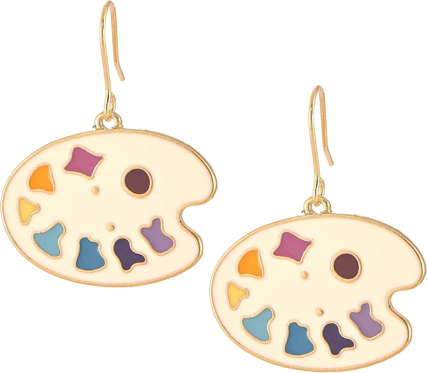 Whimsical Charm Dangle Earrings - Blue Butterfly
