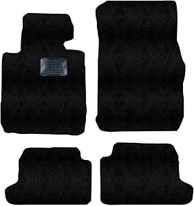 Amazon.com: Carpet Front & Rear Floor Mats, Black, Compatible with BMW ...