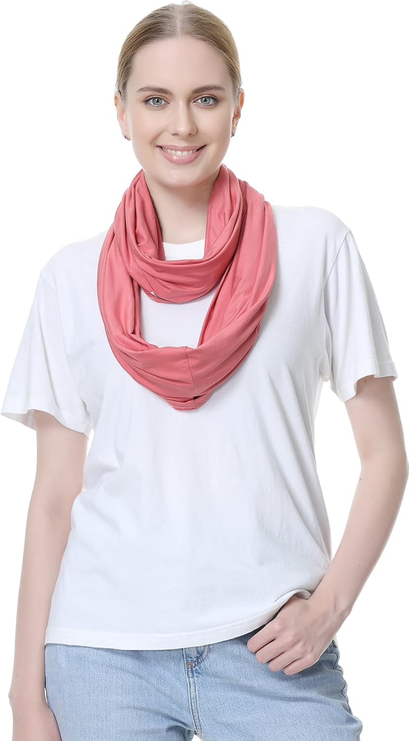 Neotech Care NeoTech care Baby Nursing Cover Breastfeeding Scarf - Soft Fabric - Pink - Image 3