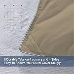 Maple Down Soft Twin Size Comforter Duvet Insert-Down Alternative Comforter with Corner Tabs-Lightweight Breathable Brushed Microfiber Machine Washable (Light Brown,68”x90”)