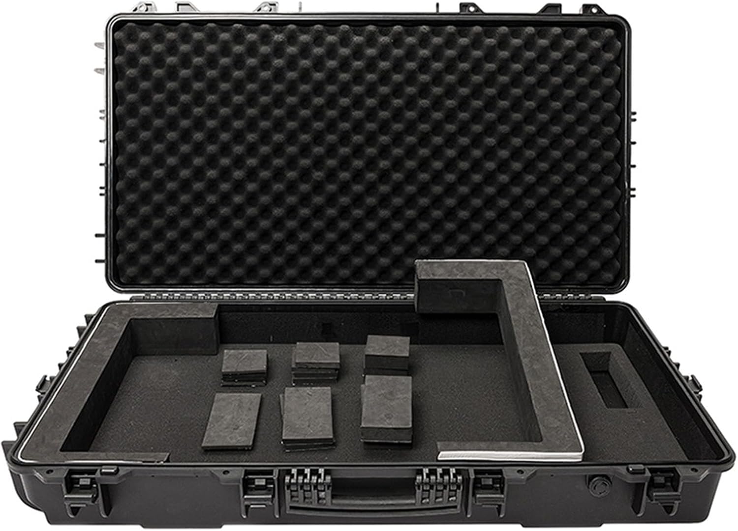 Magma FLXGUARD Hardshell DJ Controller Trolley w/Wheels; Shockproof & Waterproof Lightweight Case Compatible w/DDJ-REV5/7, DDJ-FLX10, DDJ-GRV6, XDJ-RX3, Rane Performer & more for Ultimate Protection